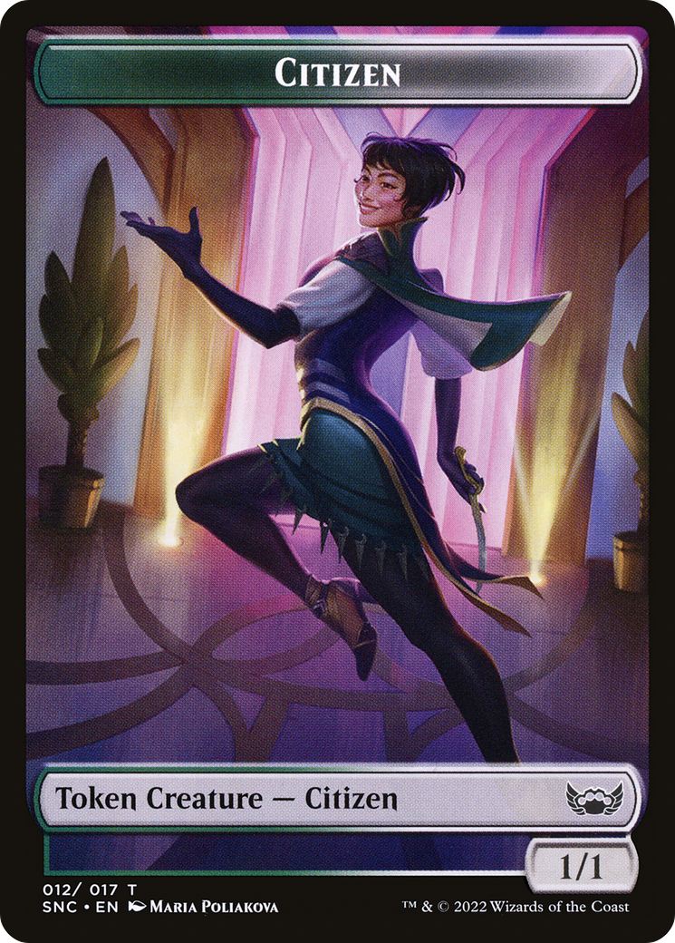 Citizen // Angel Double-Sided Token [The List] | Exor Games Truro