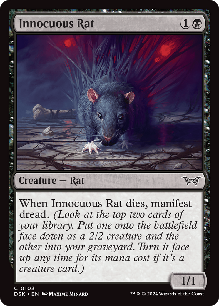 Innocuous Rat [Duskmourn: House of Horror] | Exor Games Truro