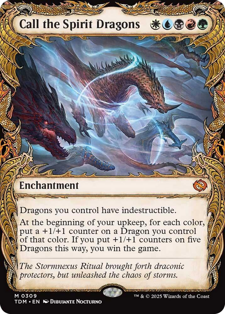 Call the Spirit Dragons (Showcase) [Tarkir: Dragonstorm] | Exor Games Truro