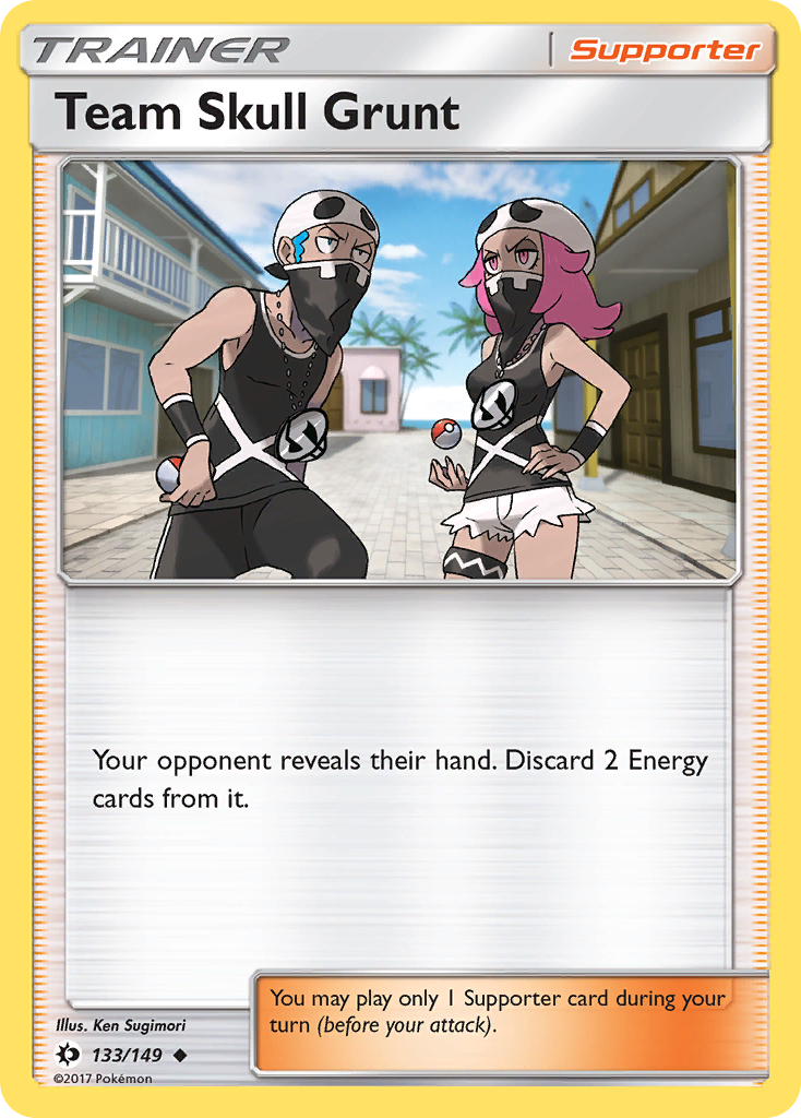 Team Skull Grunt (133/149) [Sun & Moon: Base Set] | Exor Games Truro