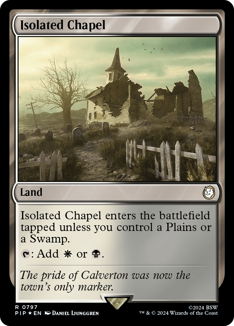 Isolated Chapel (Surge Foil) [Fallout] | Exor Games Truro