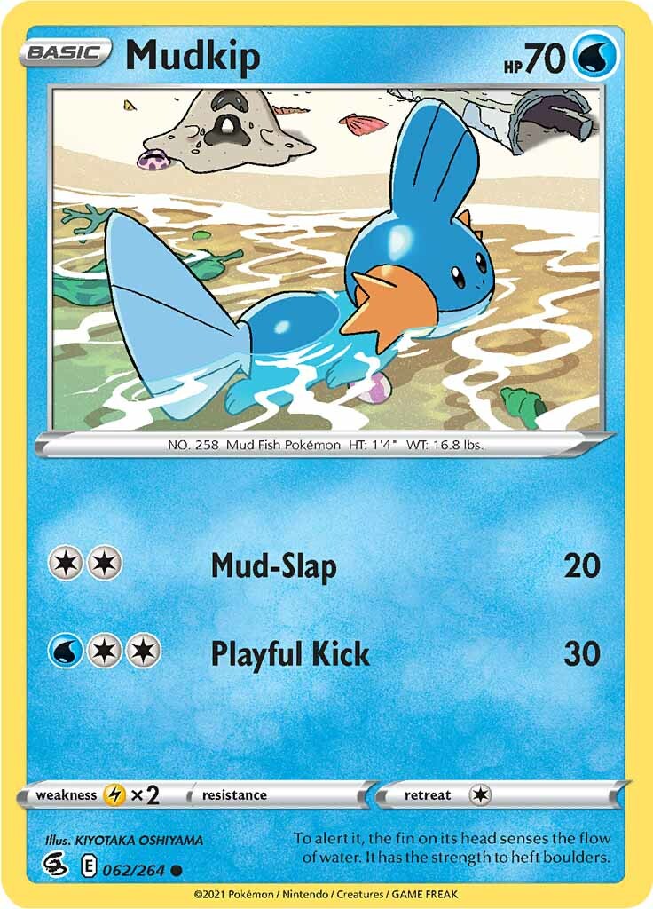 Mudkip (062/264) [Sword & Shield: Fusion Strike] | Exor Games Truro