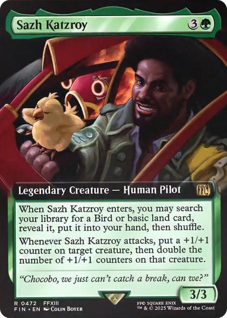 Sazh Katzroy (Extended Art) [FINAL FANTASY] | Exor Games Truro