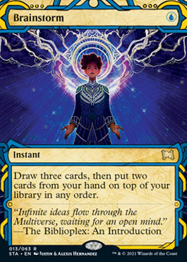 Brainstorm (Foil Etched) [Strixhaven: School of Mages Mystical Archive] | Exor Games Truro