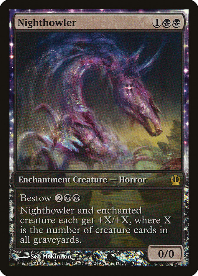 Nighthowler (Game Day) (Extended Art) [Theros Promos] | Exor Games Truro