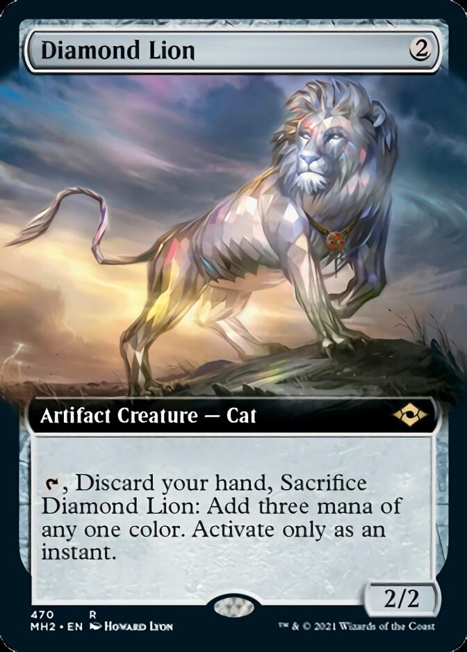 Diamond Lion (Extended Art) [Modern Horizons 2] | Exor Games Truro