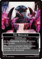 The Monarch (016) // Vibranium (015) Double-Sided Token [Marvel Super Heroes Commander Tokens] | Exor Games Truro