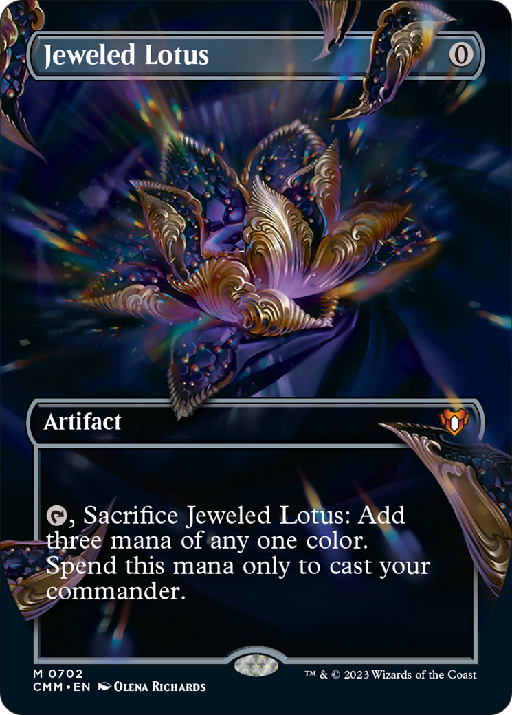 Jeweled Lotus (Borderless Frame Break) [Commander Masters] | Exor Games Truro