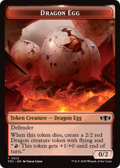 Dragon Egg // Dragon (0013) Double-Sided Token [Tarkir: Dragonstorm Commander Tokens] | Exor Games Truro