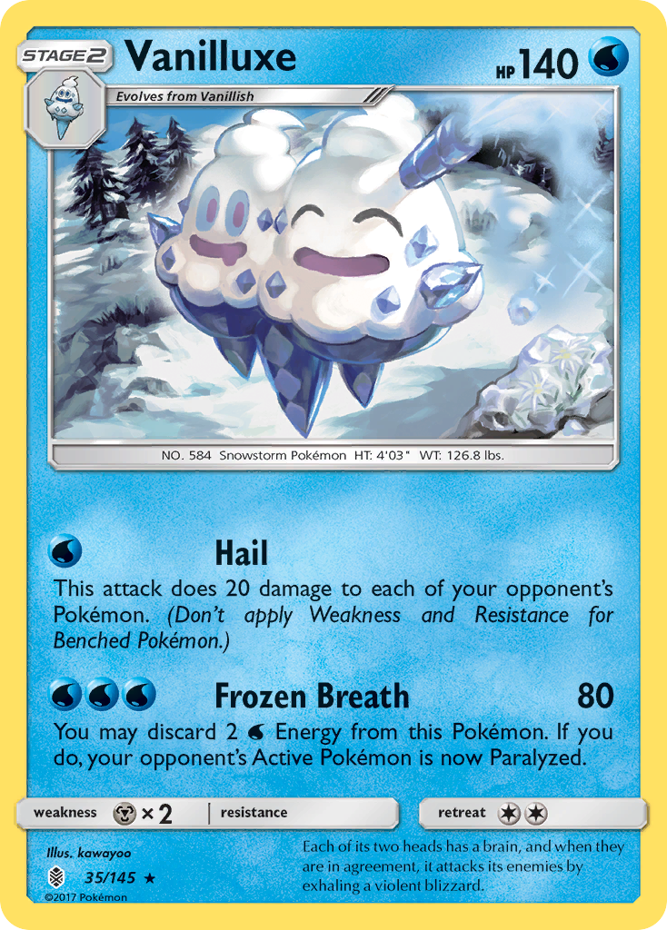 Vanilluxe (35/145) [Sun & Moon: Guardians Rising] | Exor Games Truro