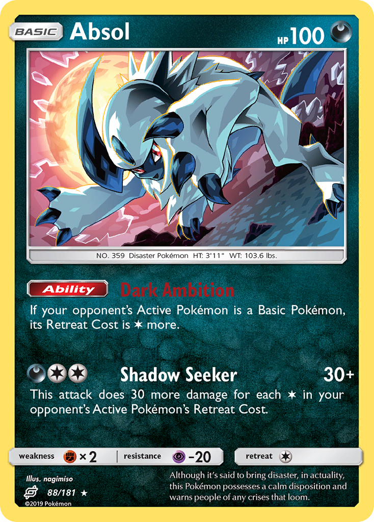 Absol (88/181) [Sun & Moon: Team Up] | Exor Games Truro