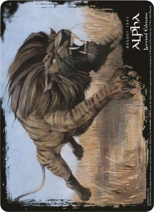 Savannah Lions (Oversized) [Eighth Edition Box Topper] | Exor Games Truro