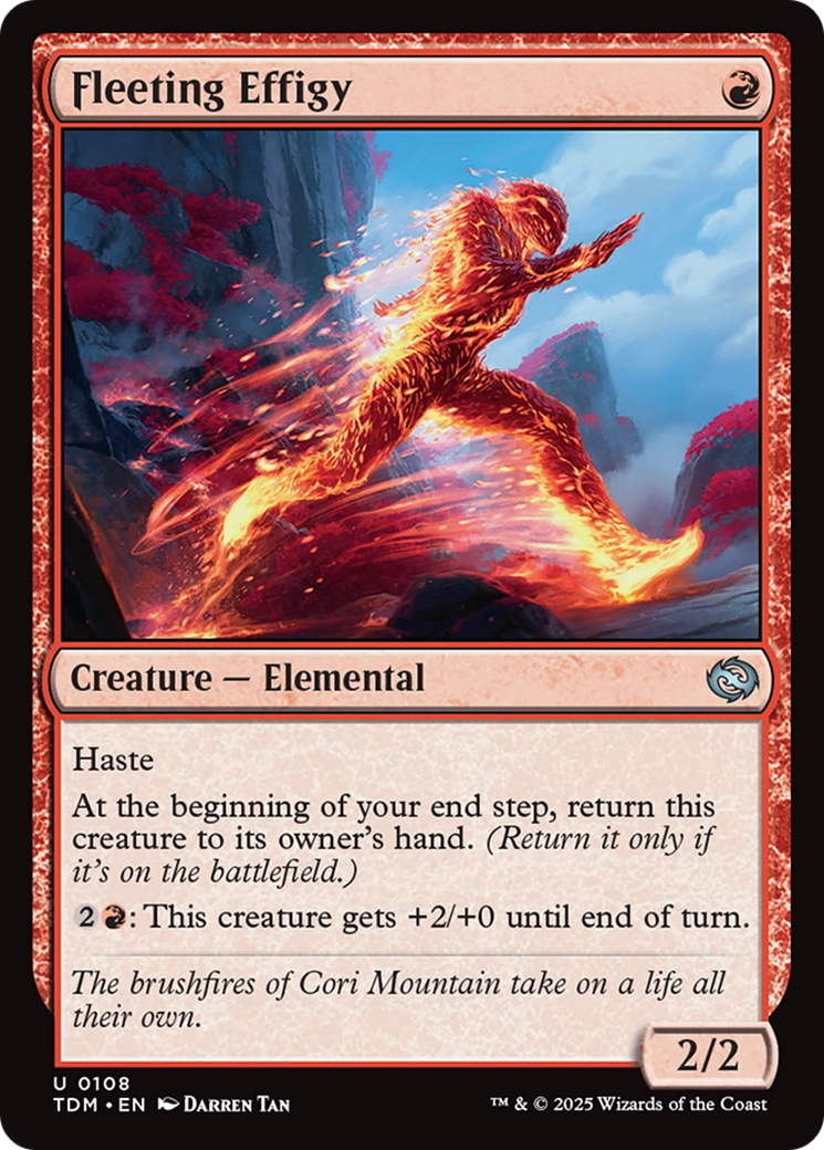 Fleeting Effigy [Tarkir: Dragonstorm] | Exor Games Truro