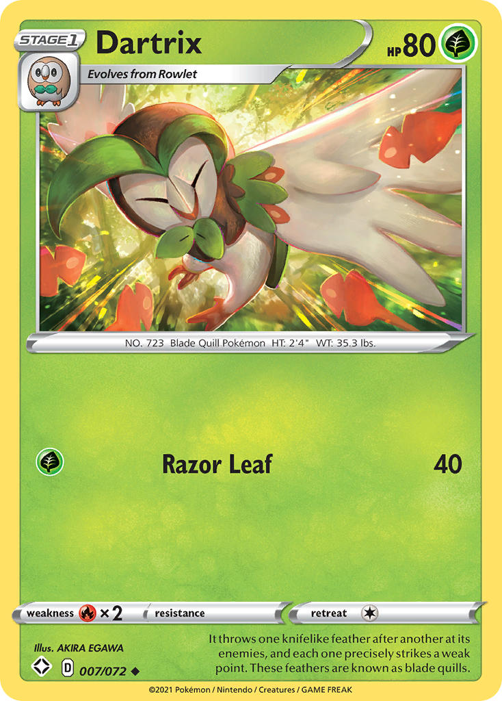 Dartrix (007/072) [Sword & Shield: Shining Fates] | Exor Games Truro