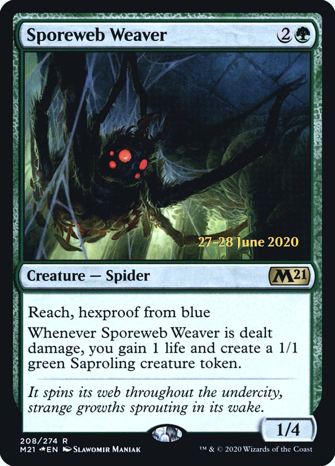 Sporeweb Weaver [Core Set 2021 Prerelease Promos] | Exor Games Truro