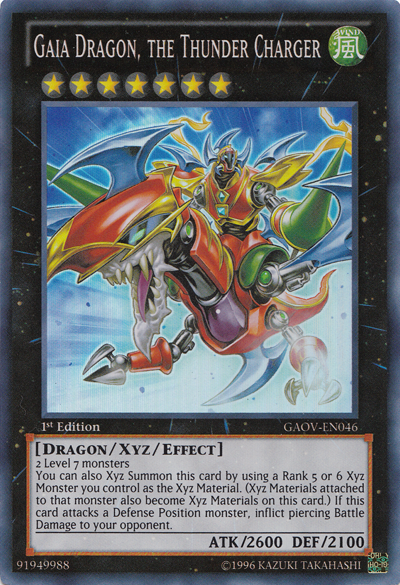 Gaia Dragon, the Thunder Charger [GAOV-EN046] Super Rare | Exor Games Truro