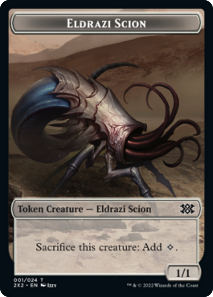 Bear // Eldrazi Scion Double-Sided Token [Double Masters 2022 Tokens] | Exor Games Truro