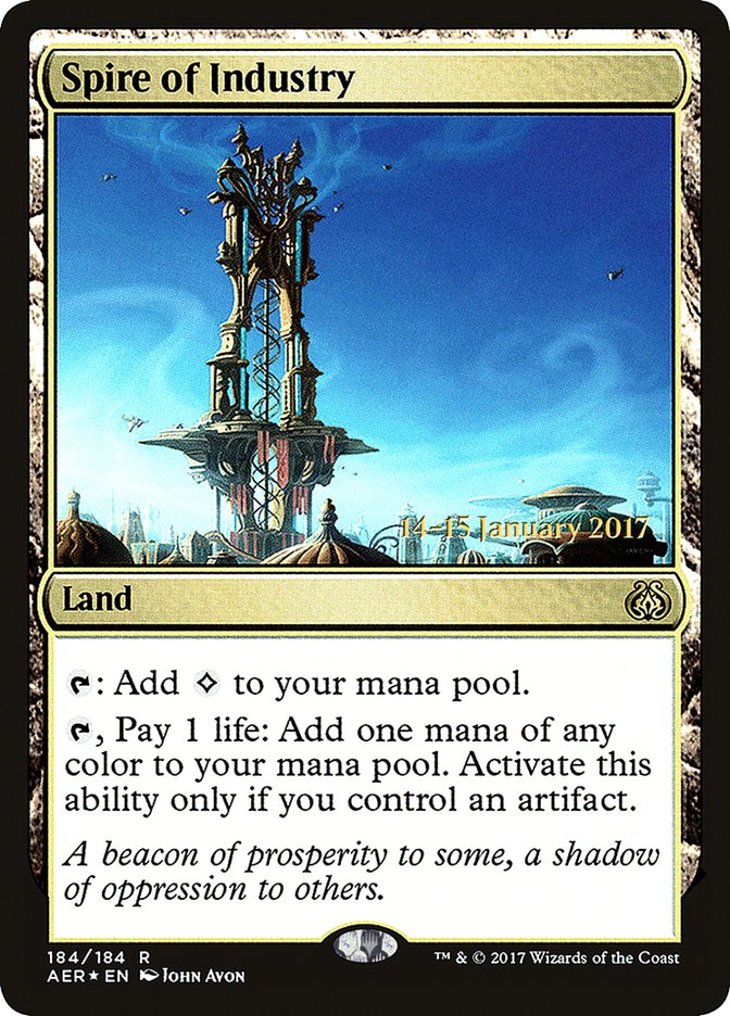 Spire of Industry [Aether Revolt Prerelease Promos] | Exor Games Truro