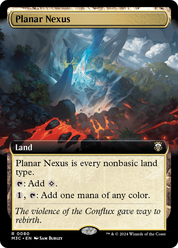 Planar Nexus (Extended Art) (Ripple Foil) [Modern Horizons 3 Commander] | Exor Games Truro