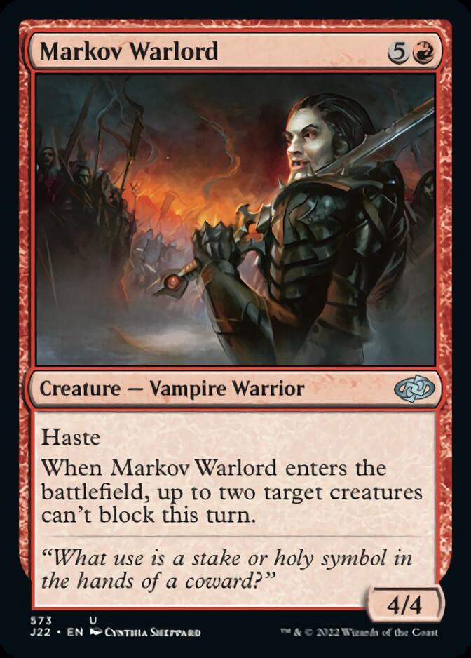 Markov Warlord [Jumpstart 2022] | Exor Games Truro
