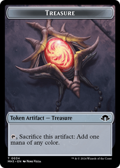 Treasure (Ripple Foil) // Copy Double-Sided Token [Modern Horizons 3 Tokens] | Exor Games Truro