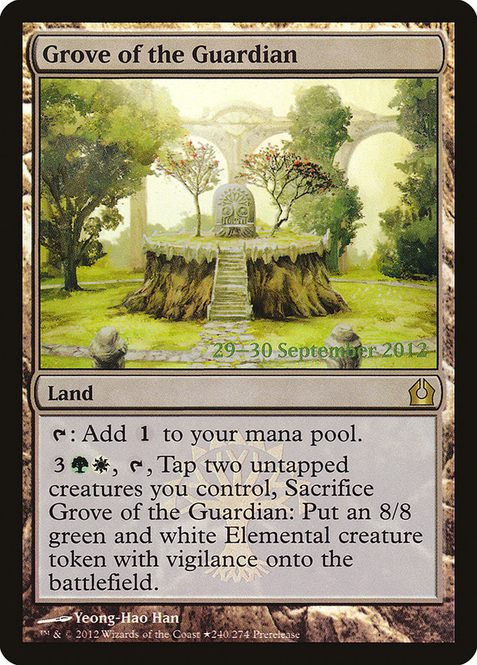 Grove of the Guardian [Return to Ravnica Prerelease Promos] | Exor Games Truro