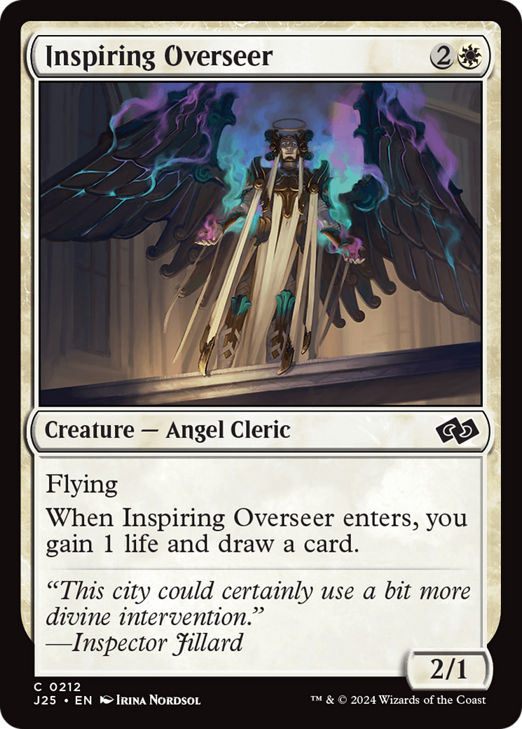 Inspiring Overseer [Foundations Jumpstart] | Exor Games Truro