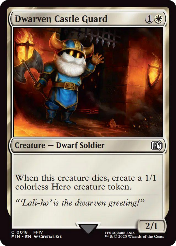 Dwarven Castle Guard [FINAL FANTASY] | Exor Games Truro
