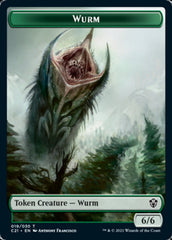 Wurm // Kraken Double-Sided Token [Commander 2021 Tokens] | Exor Games Truro