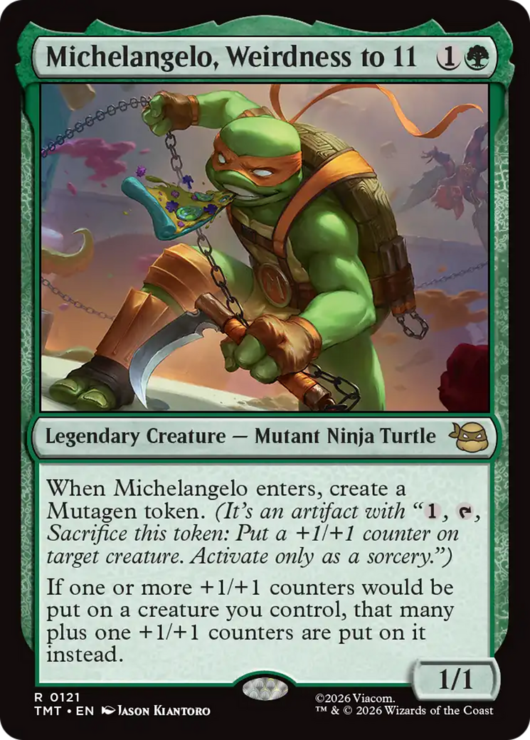 Michelangelo, Weirdness to 11 [Teenage Mutant Ninja Turtles] | Exor Games Truro
