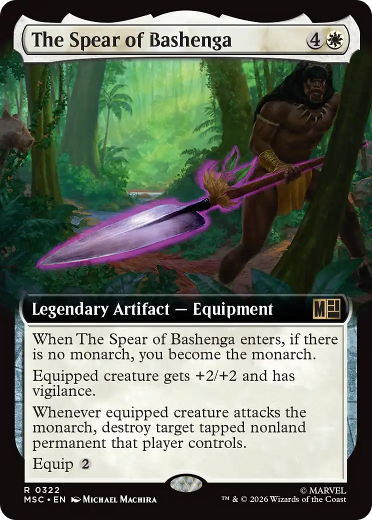 The Spear of Bashenga (Extended Art) [Marvel Super Heroes Commander] | Exor Games Truro
