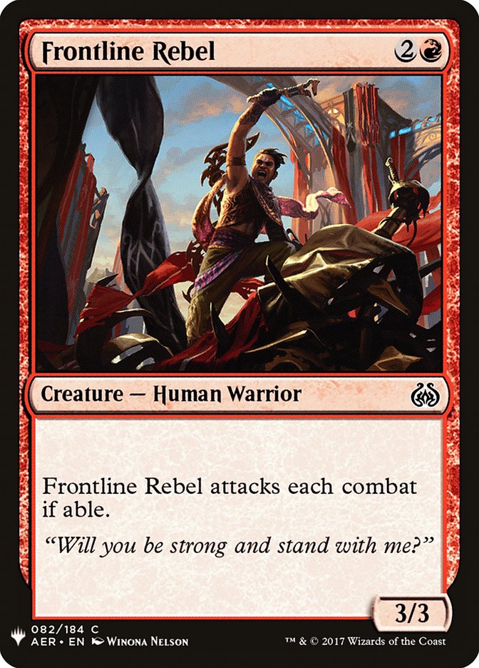 Frontline Rebel [Mystery Booster] | Exor Games Truro