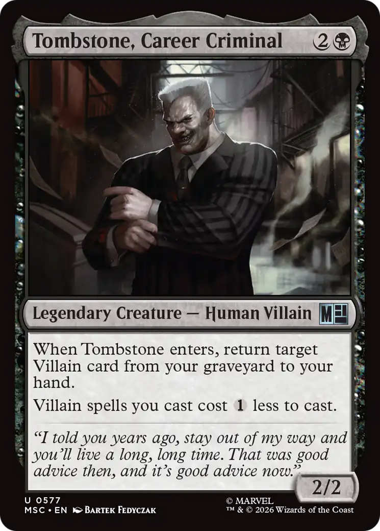 Tombstone, Career Criminal [Marvel Super Heroes Commander] | Exor Games Truro