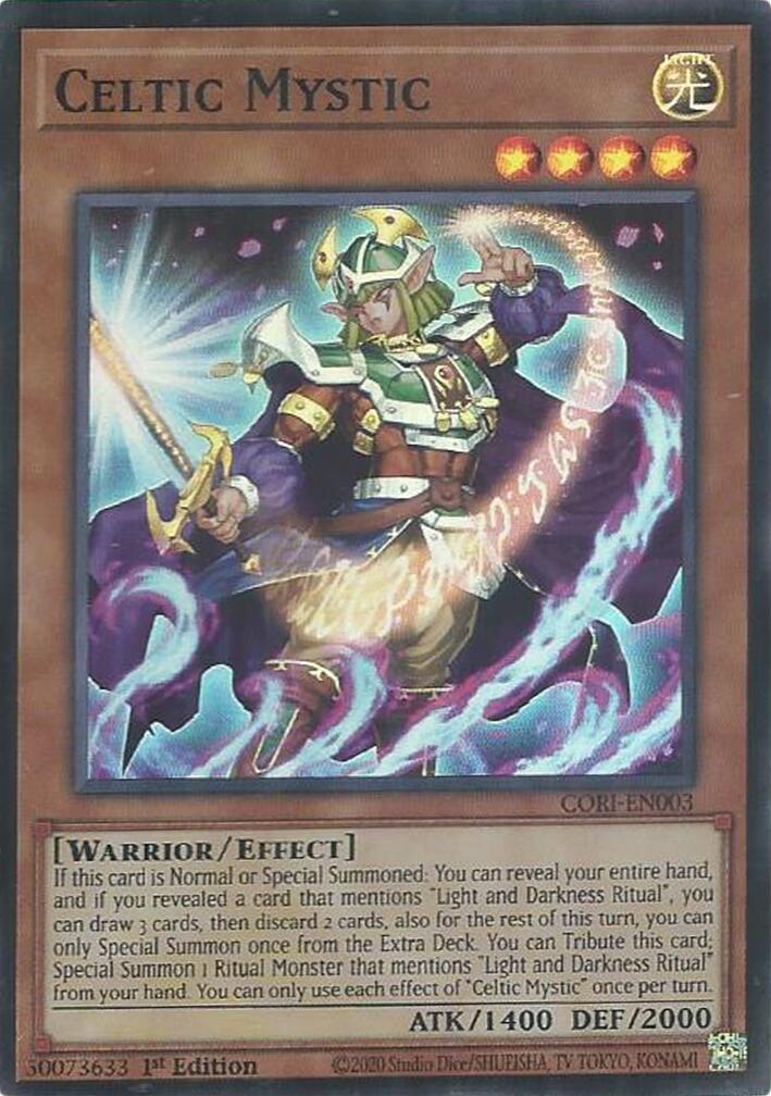 Celtic Mystic [CORI-EN003] Super Rare | Exor Games Truro