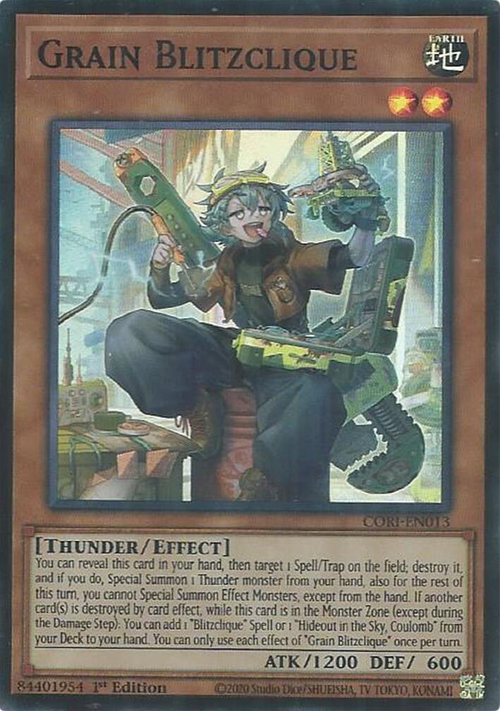 Grain Blitzclique [CORI-EN013] Super Rare | Exor Games Truro