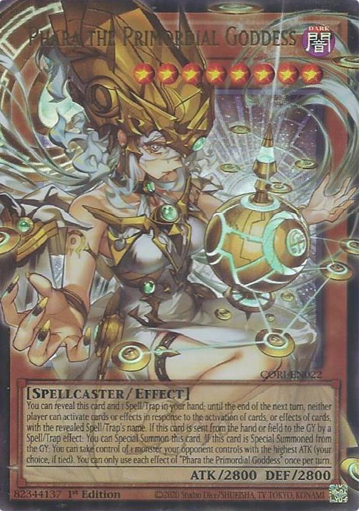 Phara the Primordial Goddess (Extended Art) [CORI-EN022] Ultra Rare | Exor Games Truro