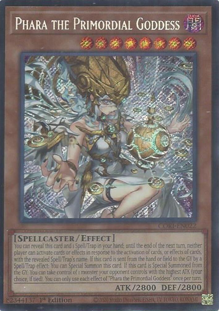 Phara the Primordial Goddess (Secret Rare) [CORI-EN022] Secret Rare | Exor Games Truro