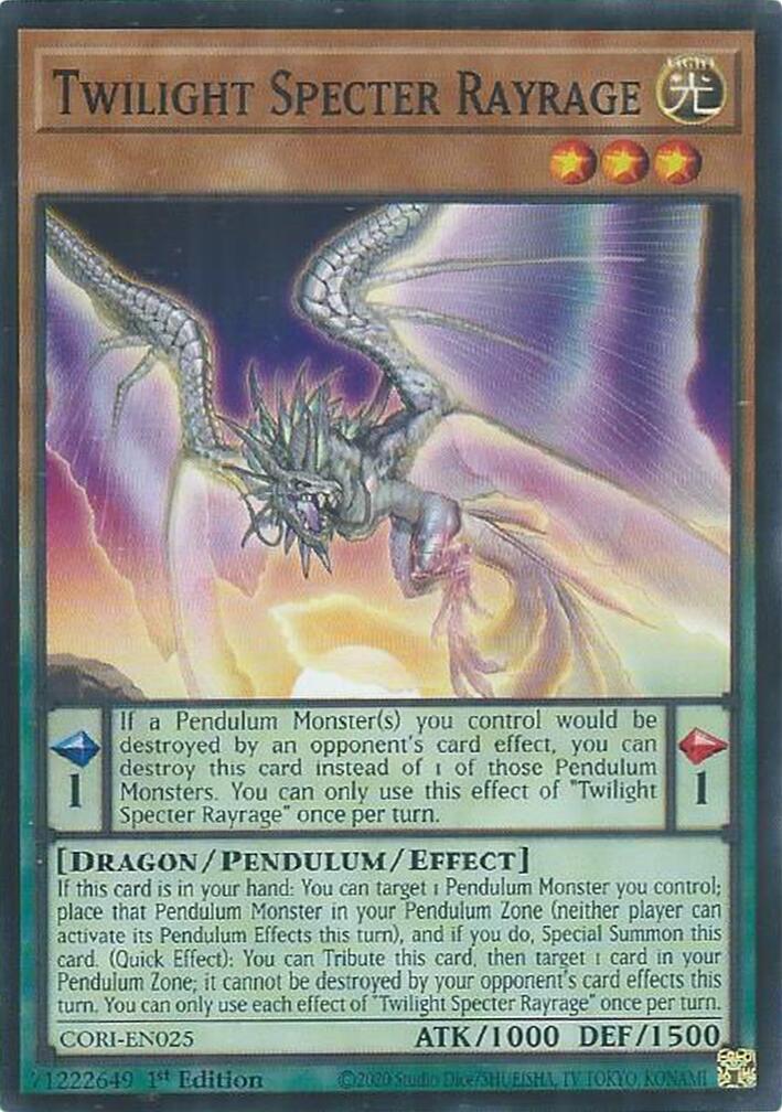 Twilight Specter Rayrage [CORI-EN025] Common | Exor Games Truro