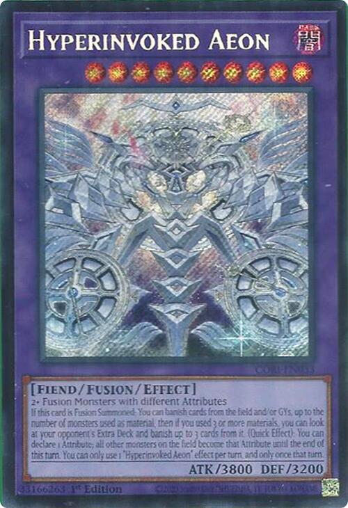 Hyperinvoked Aeon [CORI-EN033] Secret Rare | Exor Games Truro