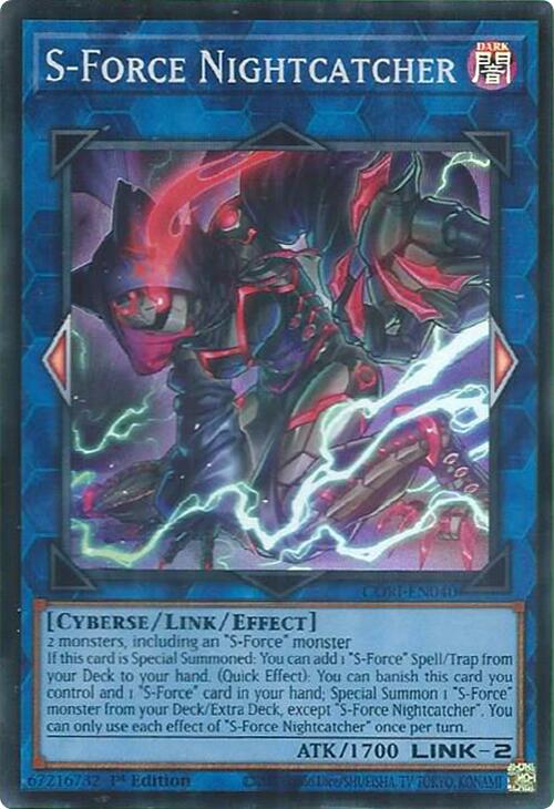 S-Force Nightcatcher [CORI-EN040] Super Rare | Exor Games Truro