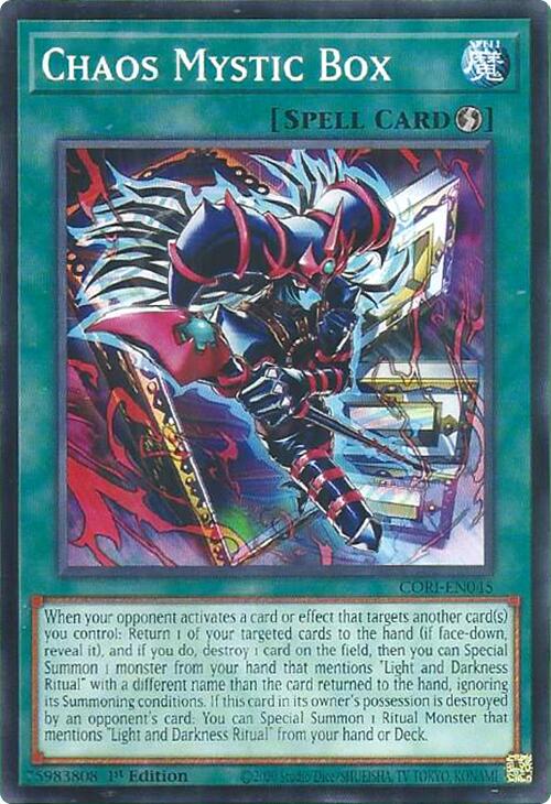Chaos Mystic Box [CORI-EN045] Common | Exor Games Truro