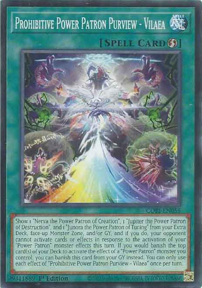 Prohibitive Power Patron Purview - Vilaea [CORI-EN055] Common | Exor Games Truro