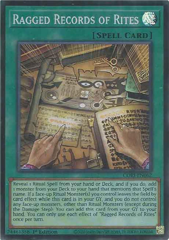 Ragged Records of Rites [CORI-EN062] Super Rare | Exor Games Truro