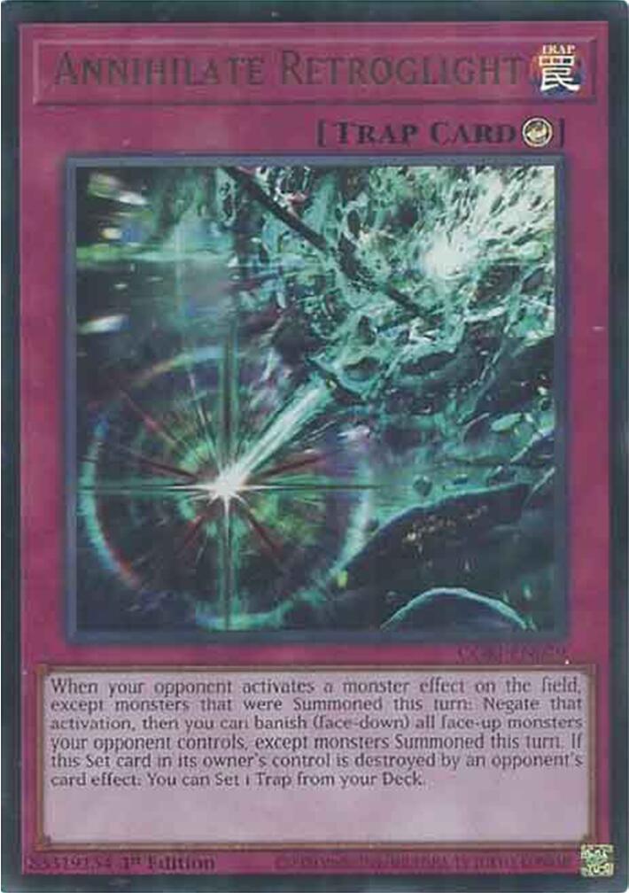Annihilate Retroglight [CORI-EN079] Ultra Rare | Exor Games Truro