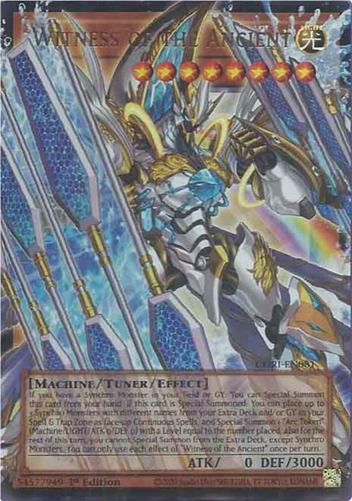 Witness of the Ancient (Secret Rare) [CORI-EN081] Secret Rare | Exor Games Truro