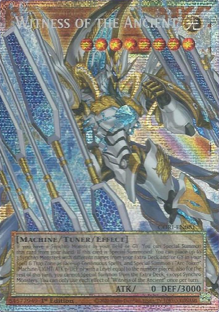 Witness of the Ancient (Starlight Rare) [CORI-EN081] Starlight Rare | Exor Games Truro