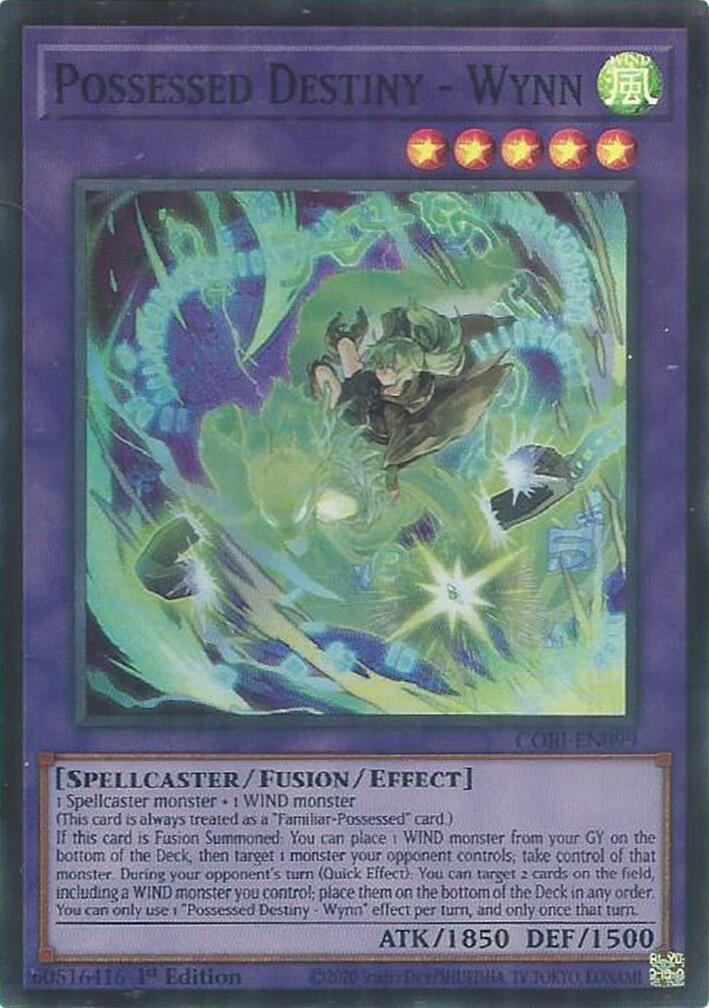 Possessed Destiny - Wynn [CORI-EN099] Super Rare | Exor Games Truro
