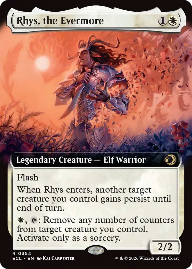 Rhys, the Evermore (Extended Art) [Lorwyn Eclipsed] | Exor Games Truro