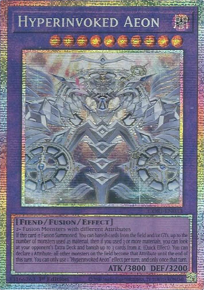 Hyperinvoked Aeon (Starlight Rare) [CORI-EN033] Starlight Rare | Exor Games Truro
