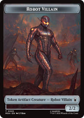 Hero // Robot Villain Double-Sided Token [Marvel Super Heroes Tokens] | Exor Games Truro